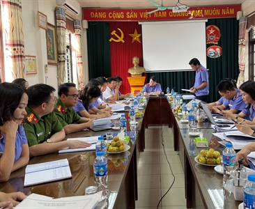 Viện KSND cấp cao tại Hà Nội kiểm tra công tác nghiệp vụ tại Viện KSND huyện...